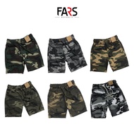 Short Pants Kids Army Camouflage, Seluar Pendek Celoreng Tentera Kanak Kanak (2Tahun - 12Tahun)