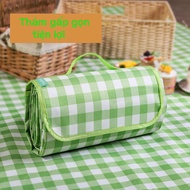 Folding Travel Picnic Mat 1m5x2m - Camping, Picnic, Yoga - Convenient Floor Mat