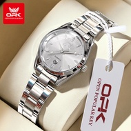 OPK Jam Tangan Perempuan Original Waterproof Quartz Stainless Steel Luminous Y2K Casual Watch Woman 