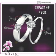 cincin couple perak ekslusif