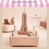 MUSIC BOX NEW YORK WOODERFUL LIFE HANDCRAFTED WOODEN MUSIC BOX