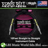 Ernie Ball Classic Series Instrument Cable Straight For Electric Bass Acoustic Guitar (6048 6399)