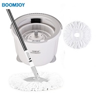 BOOMJOY M2 Single Spin Mop Bucket 360° Rotation Water Wheel Cleaning System Set