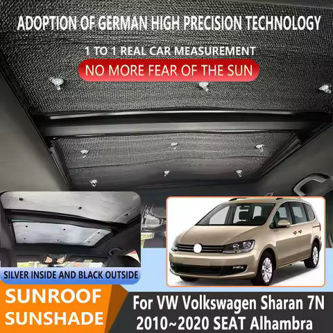 Sunroof Insulation Roof Visor For VW Volkswagen Sharan 7N SEAT Alhambra Sunshade 2010~2022 Car Panor