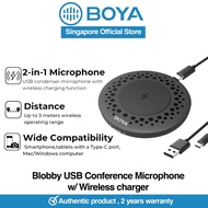 BOYA Blobby USB Conference Microphone with Wireless Charger