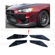 EVO X V1 FRONT BUMPER CANNARD / PISAU