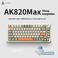 AJAZZ AK820 MAX/MAX Plus Gaming Keyboard Tri Mode 8000mAh Gasket TFT Screen Hot Plug Mechanical Keyb
