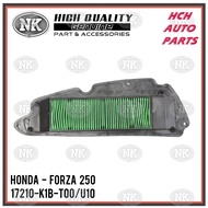 AIR FILTER ELEMENT - HONDA - FORZA 250/ FORZA 250 - 17210-K1B-T00/U10  (NK)