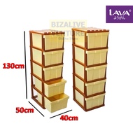 LAVA 5 Tier Plastic Drawer | Plastic Drawer | Clothes Organisers | Plastics Laci Baju | Plastik Rak Baju | Almari Baju