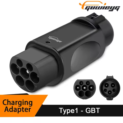 GUWIEYG EV Charger Adapter Type1 to GBT Adapter 32A SAE J1772 to GBT EV Charger Adapter for GBT EVs 