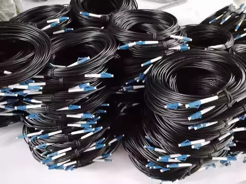 TPU Armored Fiber optic Patchcord 2 cores,jumper 3mm,Singlemode Outdoor,5m,10m,15m,20m,25m,30m,35m,4