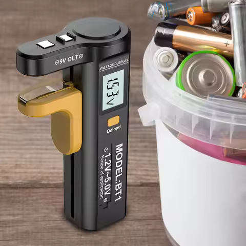 2PCS Digital Battery Capacity Tester Volt Measure Battery Capacity Check Detector tools for AA/AAA/C