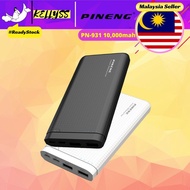Original Pineng PN931 10000MAh Fast Charge High Speed PN 931 Super Small Mini Size Powerbank 2 TYPE 