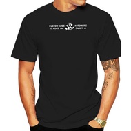 Men Tshirts Hitman Custom Slide Automatic Black T-Shirt Unisex Size Groe S