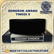 Songkok Awang Exclusive songkok President songkok Black songkok Height 8cm - 5 - Available Thick Soft Prayer Rugs For Men, Plain Black Prayer Mat