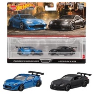 Hotwheels Premium | Packs 2 Pandem Subaru BRZ/Lexus RC F GT3 Scale 1:64