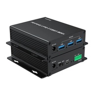 USB 3.2 Extender via Cat6a/Cat7 330FT 100m 4-Port USB 3.0 Extender Over Ethernet High-Speed 5Gbps Da