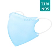 HAOFA氣密型99%防護立體醫療口罩-粉藍色M（30入x2盒） _廠商直送