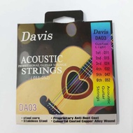 Davis Acoustic Guitar Colourful Strings F89