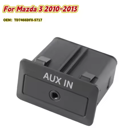 AUX Audio Interface For Mazda 3 2010-2013 TD7466DFX-5717 Car Armrest Box AUX IN Interface Audio Sock