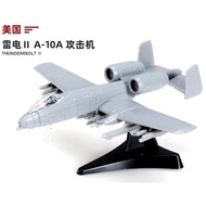 A10 Attack Aircraft Aircraft Model 4d Assembly Model Stealth Fighter Military Toy Fighter Aircraft C