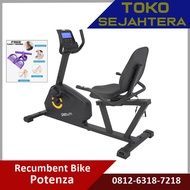 Free Ongkir Medan, Sepeda Statis Elektrik Recumbent Bike Potenza