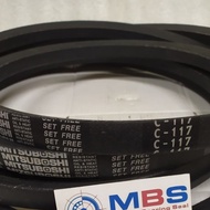 V BELT TYPE C 117 FAN BELT BANDO & MITSUBOSHI BRAND C117