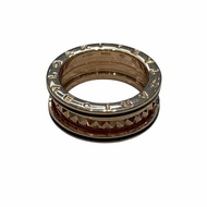 BVLGARI 寶格麗 B.zero1 RING SIZE:55 18K 陶瓷 戒指 黑色 玫瑰金 PG