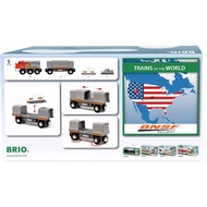 BRIO Official Store SG - Trains of The World Santa Fe Train (36089) Wooden Train Toy Sets