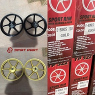 SPORT RIM SP522 EBONUS ESMART 110 LINING YP522 6 BATANG SYM E BONUS 110 LINING DEPAN BELAKANG WITH B