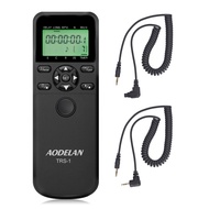 AODELAN TRS-1 Camera Shutter Release Timer Remote Control, Single shooting, continuous shooting, bul
