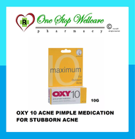 OXY 10 ACNE PIMPLE MEDICATION FOR STUBBORN ACNE 10G (EXP: 09/2025)