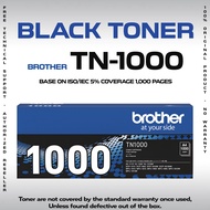 Brother Original TN-1000 Black Toner Cartridge For HL-1110 HL-1210W DCP-1510 DCP-1610W MFC-1910W