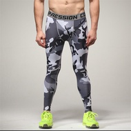 tracksuit man elgini tracksuit Ready Stock Camouflage Fitness Pants Men Stretch Quick-Drying Sports 