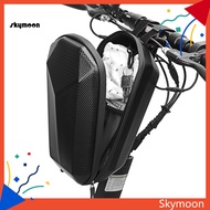 Skym* 4L Scooter Head Bag Waterproof Faux Leather E-Bike Charger Battery Bottle Storage Hard Shell Pouch Daily Use