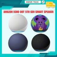 [Ready Stock ] Amazon echo dot 5th Gen Smart speaker with Alexa All-New echo dot 5 Smart Speaker Ale