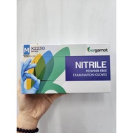 X2230 Bergamot Nitrile Gloves Powder Free Examination Gloves Msize(100 Pcs)
