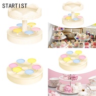 STARTIST Carousel Cupcake Holder Turntable for Desserts Revolving Autorotation Cupcake Stand Rotatin