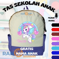 Unicorn Pony Children's Bag I Unicorn Pony Children's School Bag {FREE NAME PRINTING}