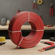 Red-Black Gauge Wire 18AWG 17AWG 15AWG 13AWG Flexible 0.5mm 1mm 1.5mm 2.5mm Dual Power Cord