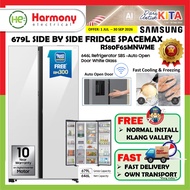 【𝐅𝐑𝐄𝐄 𝐃𝐄𝐋𝐈𝐕𝐄𝐑𝐘 𝐊𝐋】SAMSUNG BESPOKE 646L Side By Side Inverter Fridge RS80F65MNWME Auto Open Door AI R