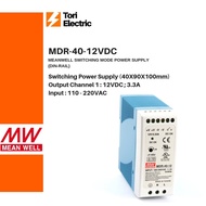 Meanwell MDR-40-12 Switching Power Supply 12VDC 3.3A Adapter DIN MDR