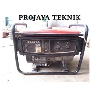 BEKAS GENSET OPEN BENSIN 3500 WATT YAKUZA MODEL HONDA 5 KVA 220 VOLT SIAP PAKAI