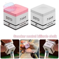 TOHESP Snooker Neutral Pool Chalk, Fine Powder Square TP7500 Billiard Chalk, Professional Non-slip P