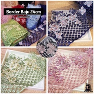 European premium design Border Lace for Wedding Dress / Border Lace Baju Kurung