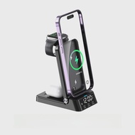 Earise | ชาร์จไร้สายแบบสามในหนึ่ง 15W สำหรับ Apple iPhone 14 iPhone 15 iWatch 7 Apple Watch 8 AirPod