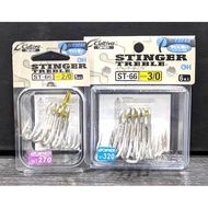 Fishing Supplies Club OWNER STINGER TREBLE ST-66 2/0 3/0 4/0 Lure Trident Hook