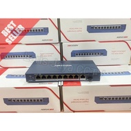 DS-3E0510P-E/M - HIKVISION GIGABIT POE SWITCH 8 Port 2 Uplink