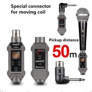Wireless Transmitter Receiver USB Chargeable UHF Wireless Microphone System XLR Female To 6.5mm Male Adapter For Dynamic Mic