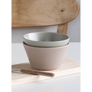 [9.9 Two Packs] Simple ins Style Bowl 5.5 Inch Household Rice Bowl Morandi Color Salad Bowl Breakfas